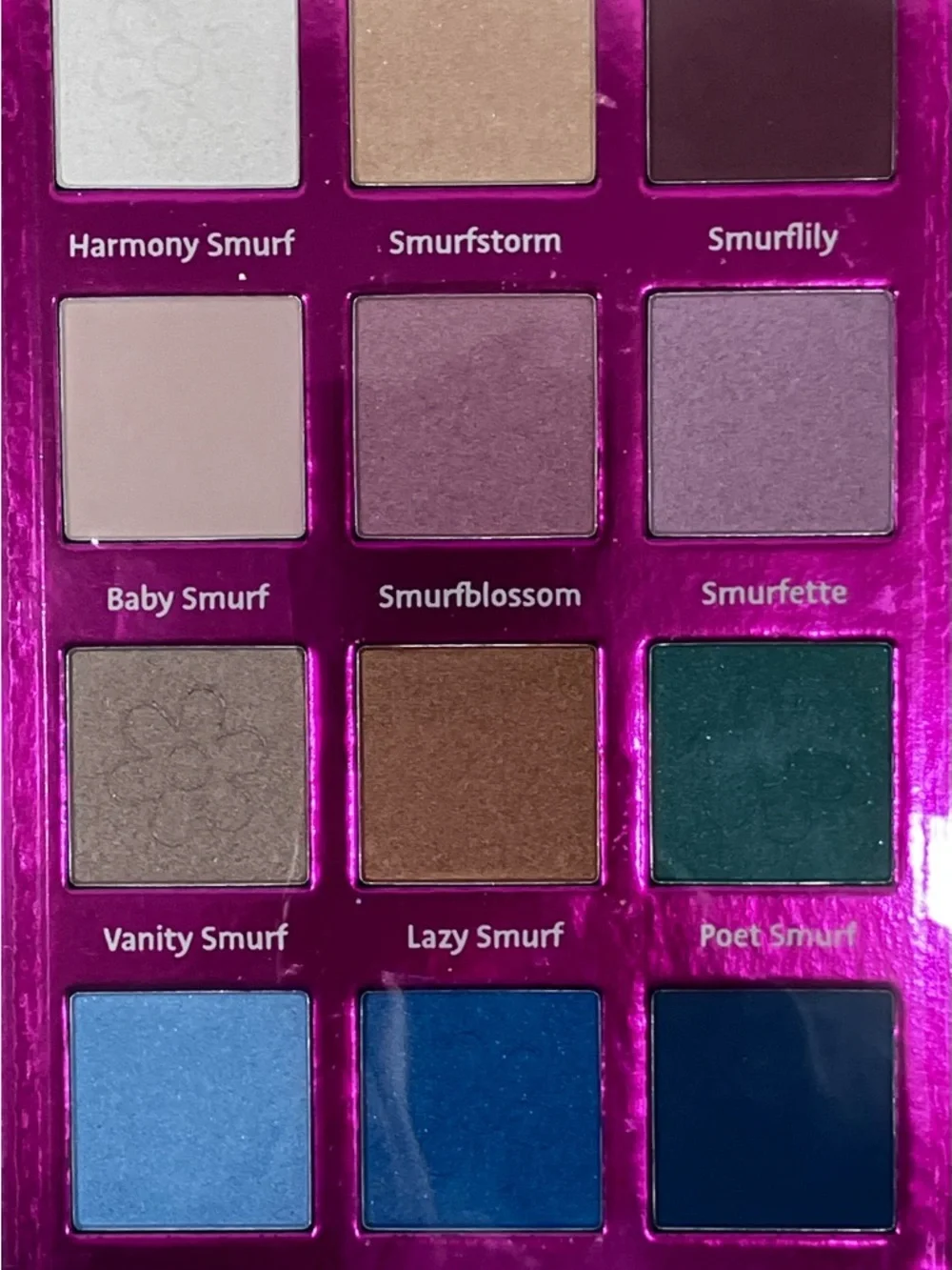 Smurfette Eyeshadow Palette - Blue Floral